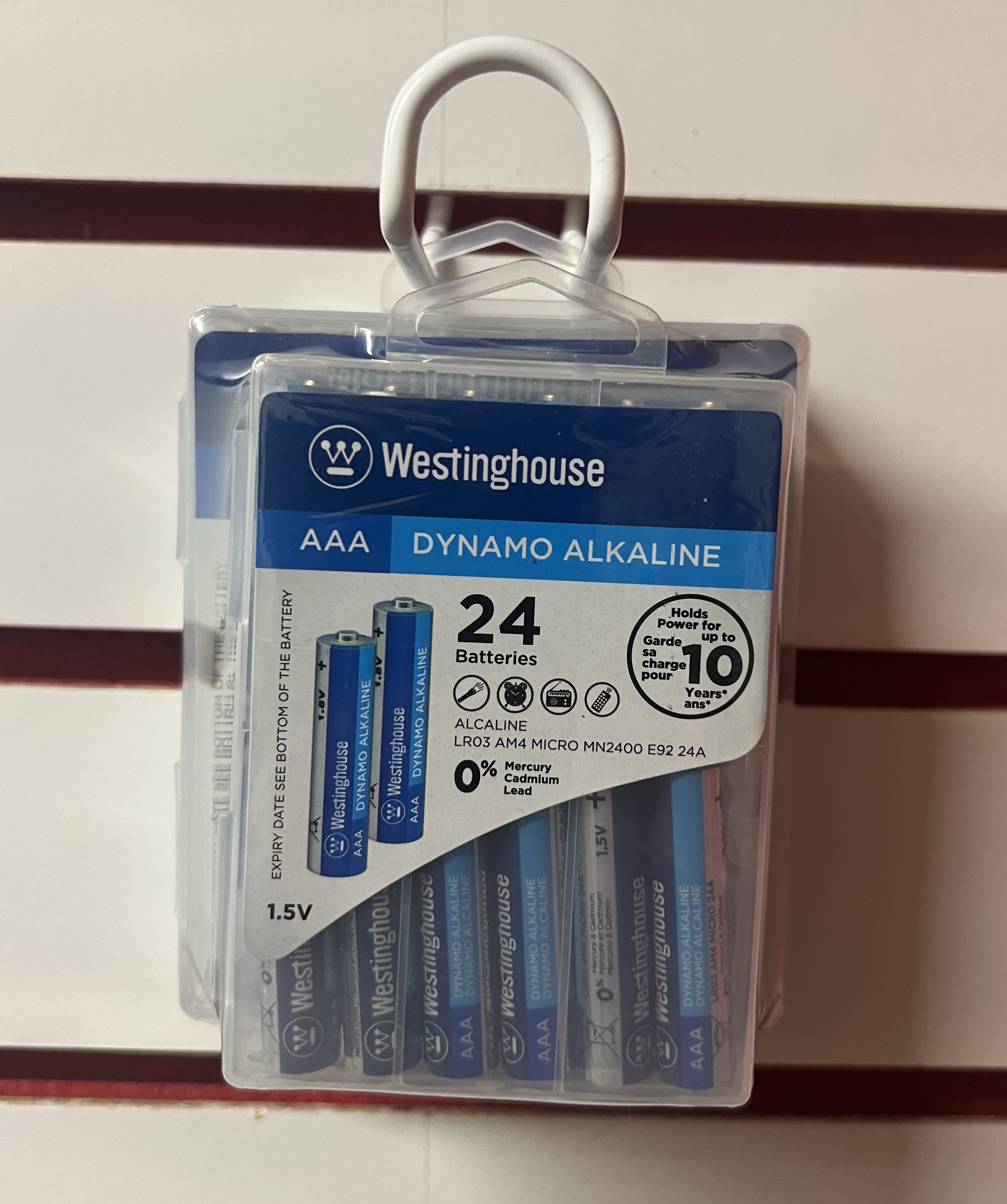 Westinghouse Dynamo Alkaline 24 AA/AAA Combo Hard Pack