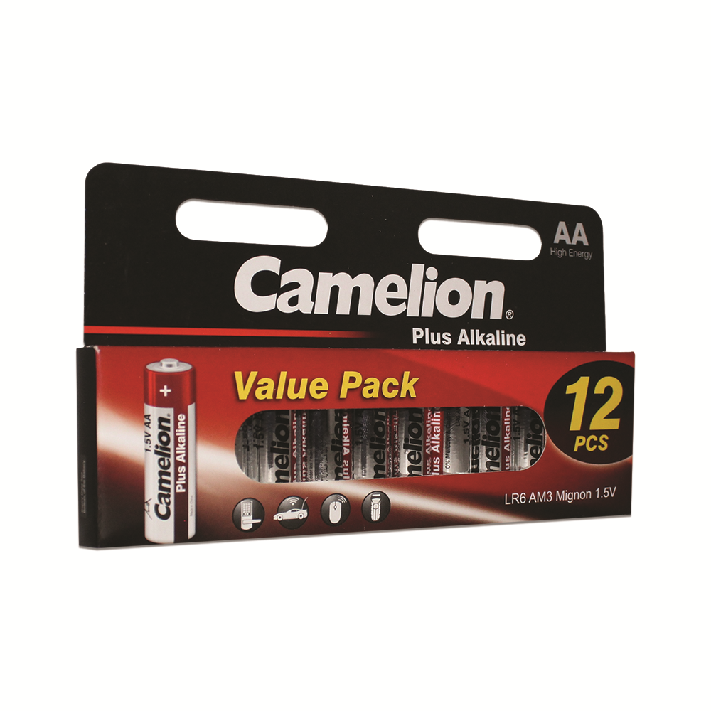 Camelion AA Plus Alkaline Hangable 12 Pack