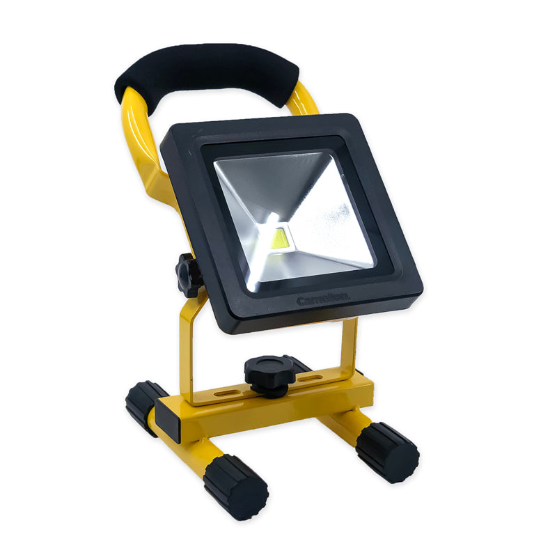 Camelion 10W COB LED Rechargeable Work Light w/ Kick Stand – Batteries 4  Stores