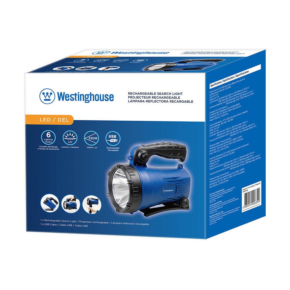 MOPA ELECTRICA INALAMBRICA WESTINGHOUSE WFMPKT32 LUCES LED