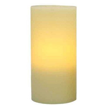 Flameless 4 x 8 Flat Top Wax Pillar Candle