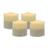 Flameless LED Tea Light Candles with Timer - Set of 4